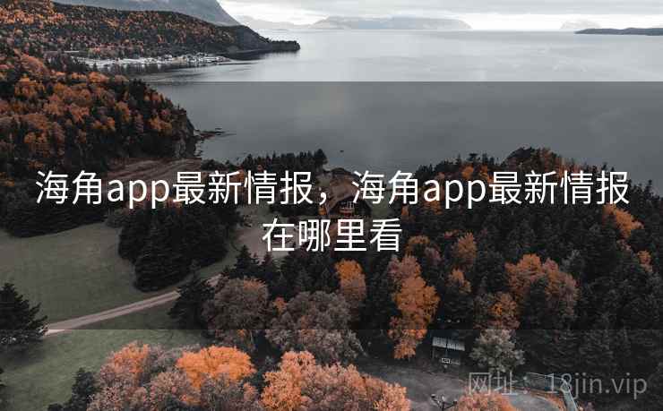 海角app最新情报，海角app最新情报在哪里看